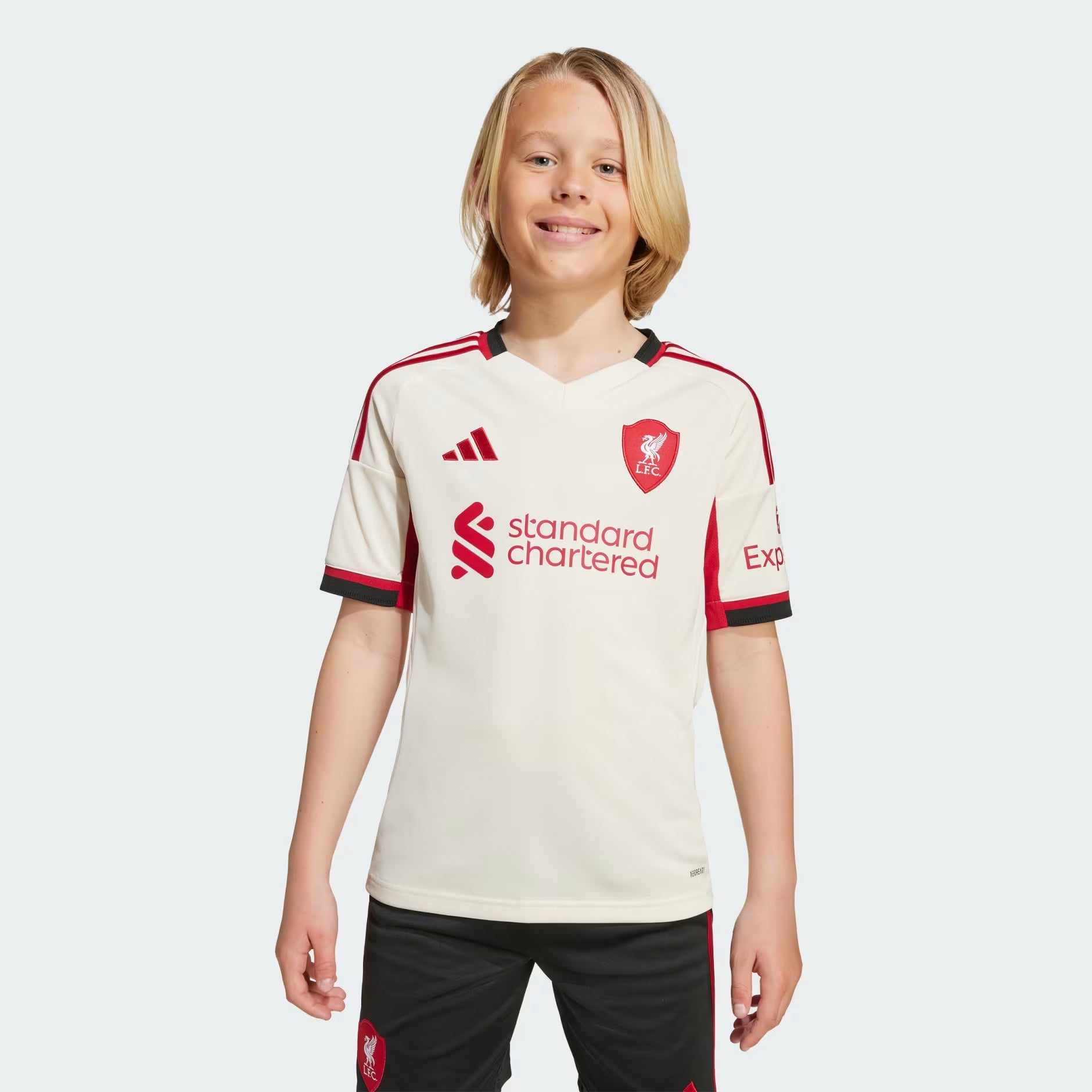 Adidas Liverpool FC 25/26 Older Kids' Away Jersey