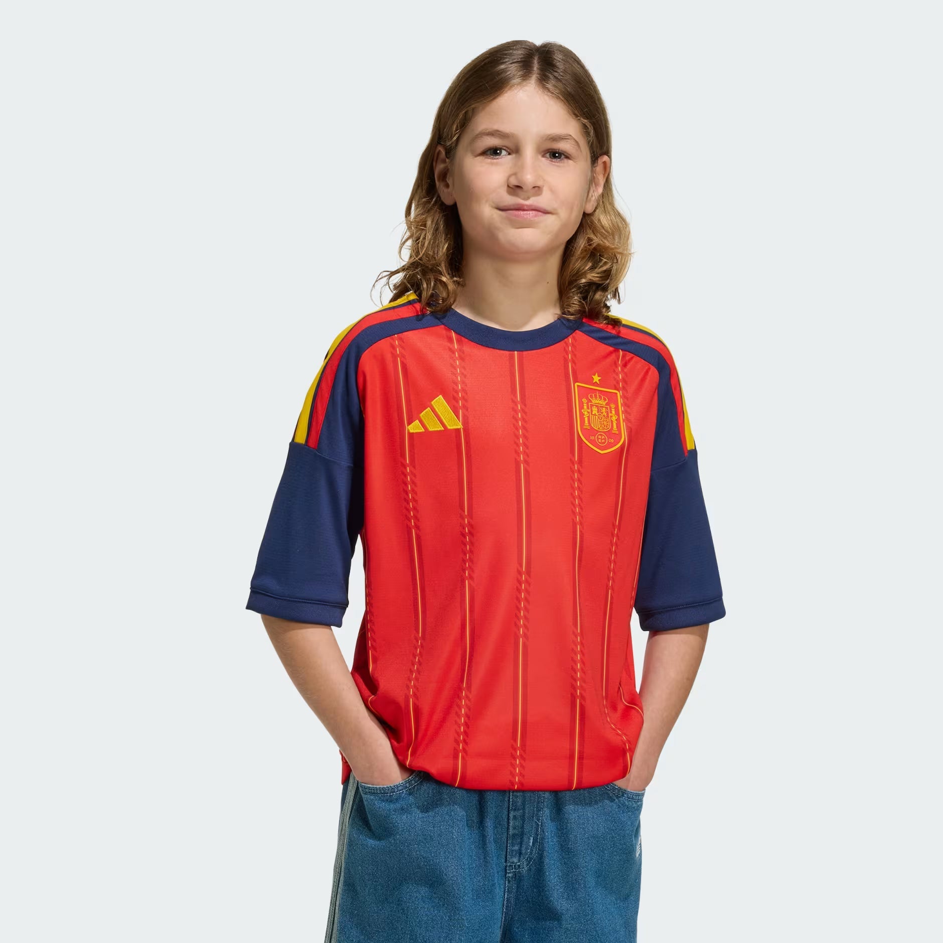 Adidas Spain 26 Older Kids' Home Jersey