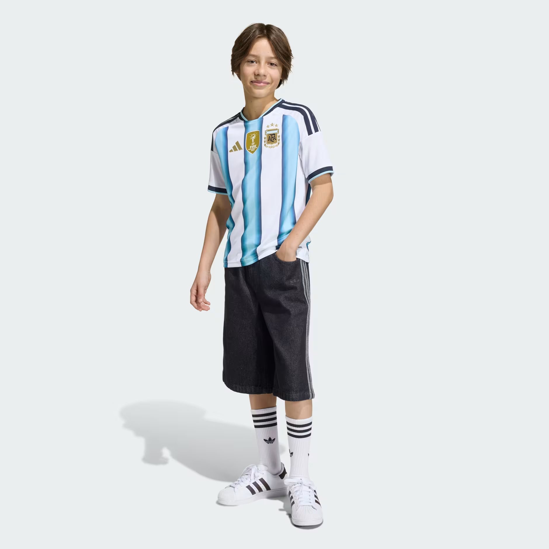 Adidas Argentina 26 Older Kids' Home Jersey
