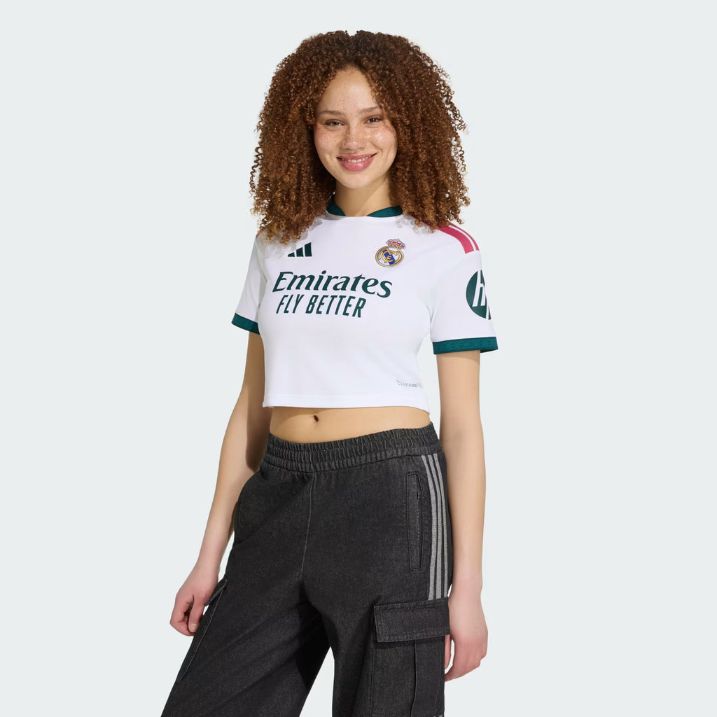Adidas Real Madrid 26/27 Women's Home Cropped Jersey