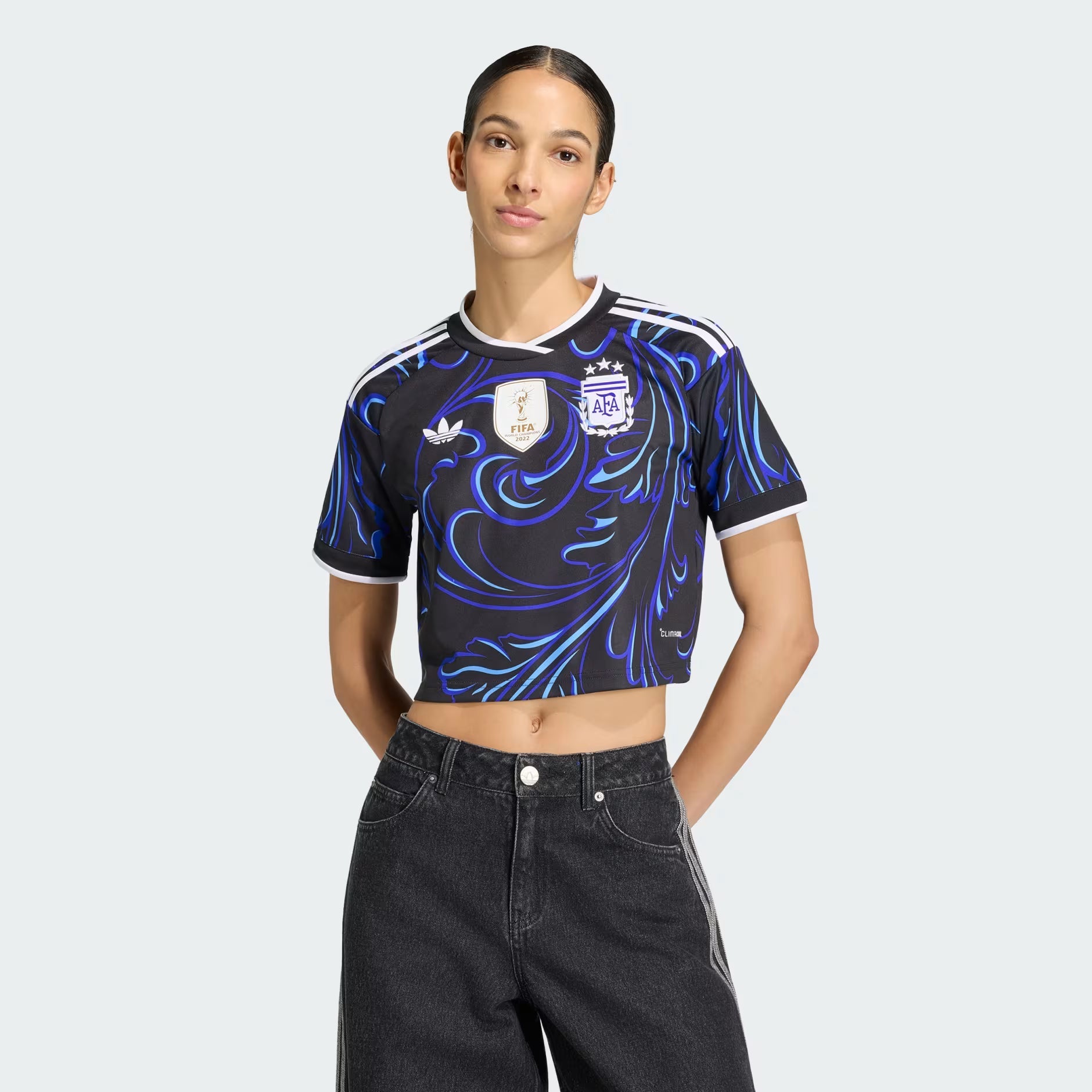 Adidas Argentina 26 Women's Away Cropped Jersey
