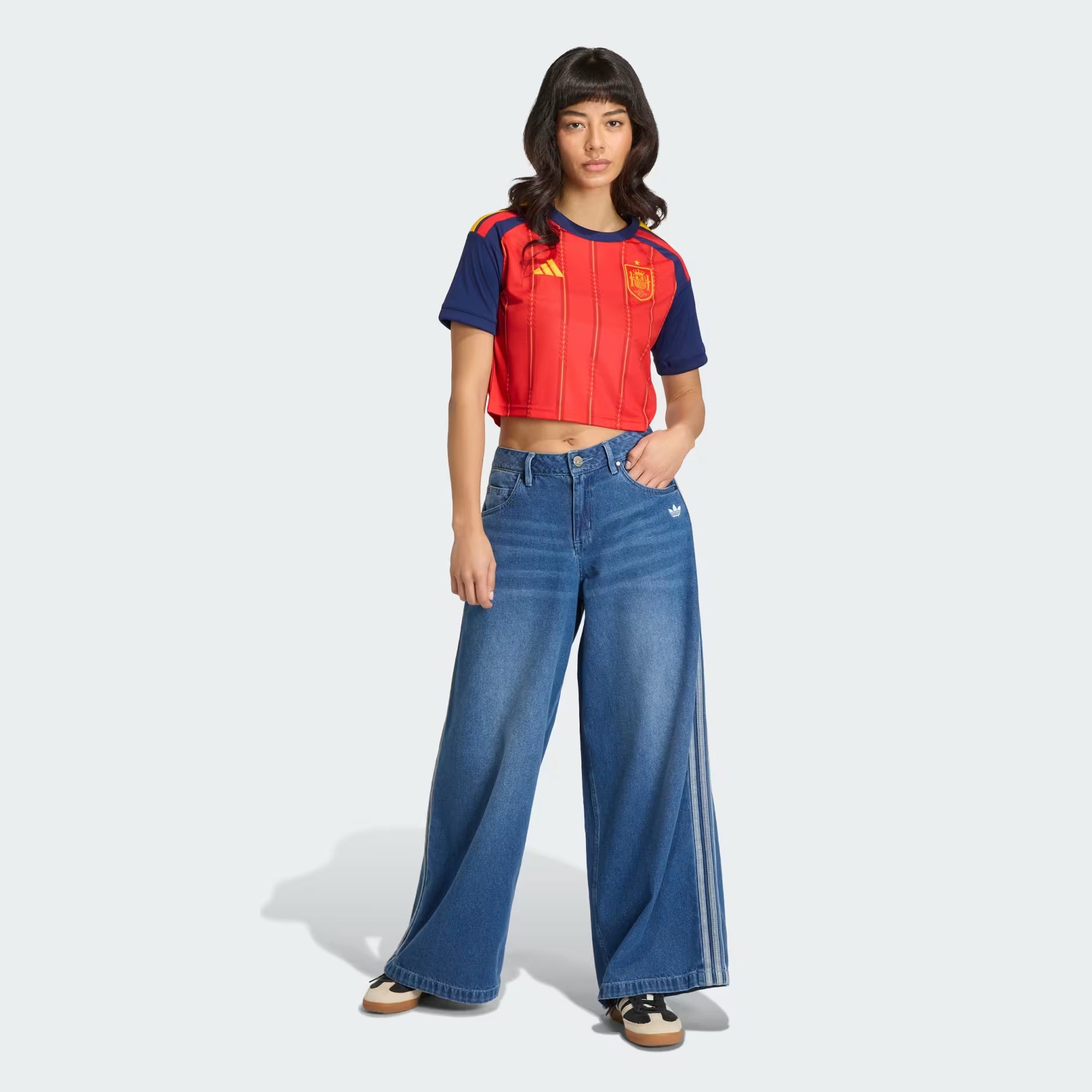 Adidas Spain 26 Women's Home Cropped Jersey