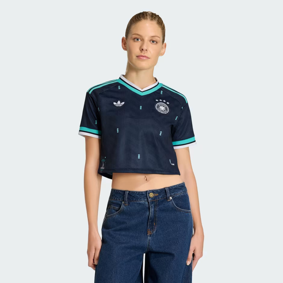 Adidas Germany 26 Women's Away Cropped Jersey