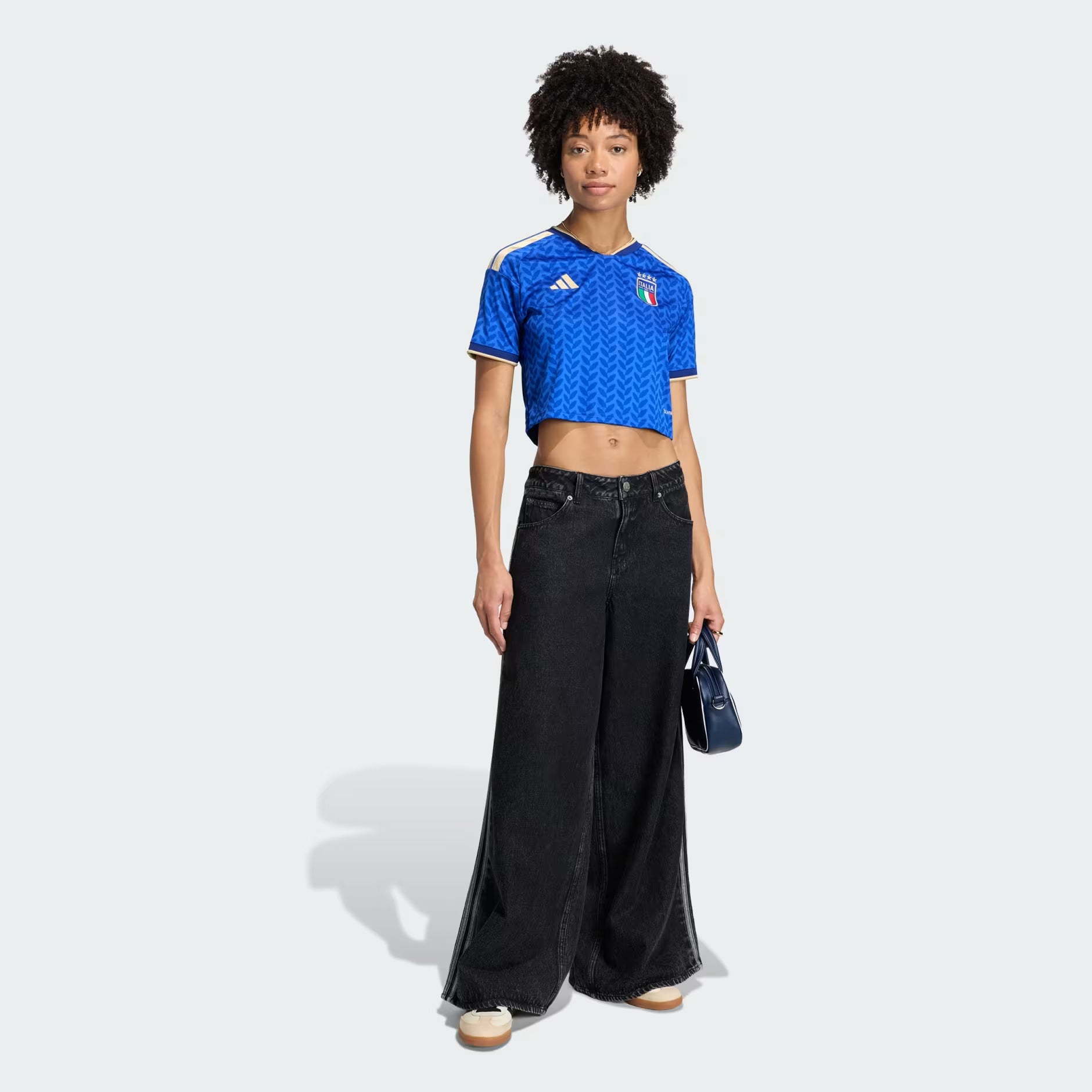 Adidas Italy 26 Women's Home Cropped Jersey