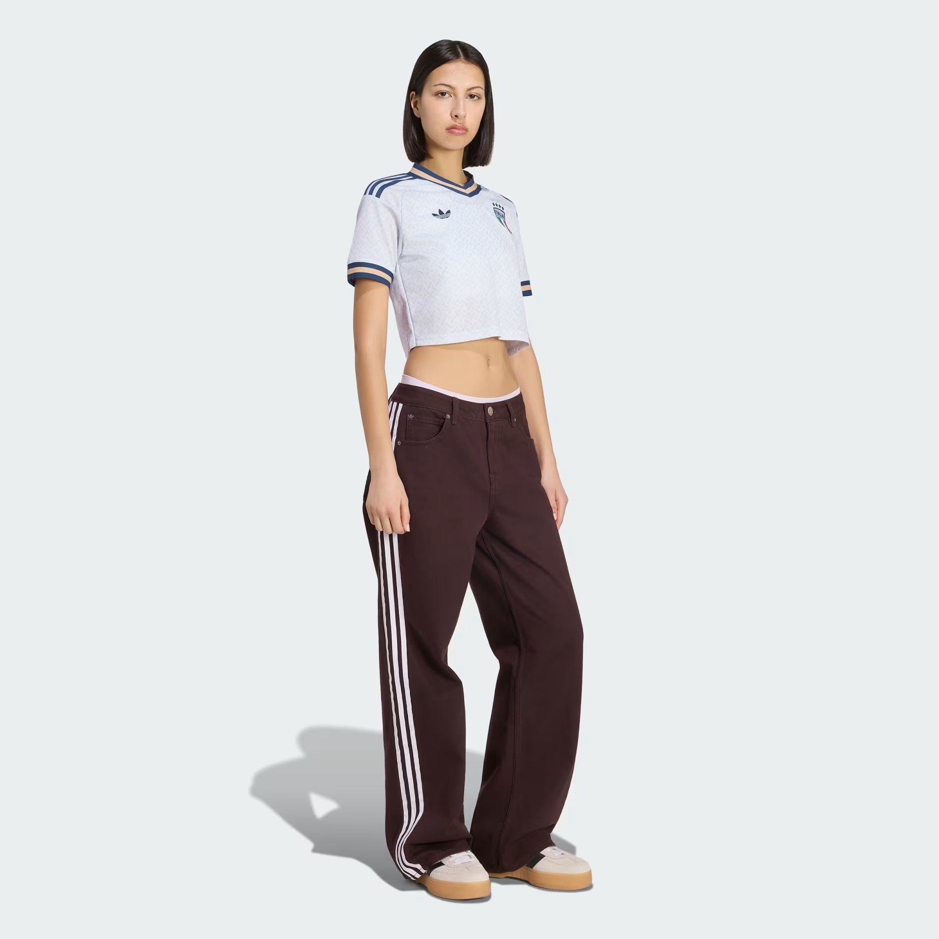 Adidas Italy 26 Women's Away Cropped Jersey