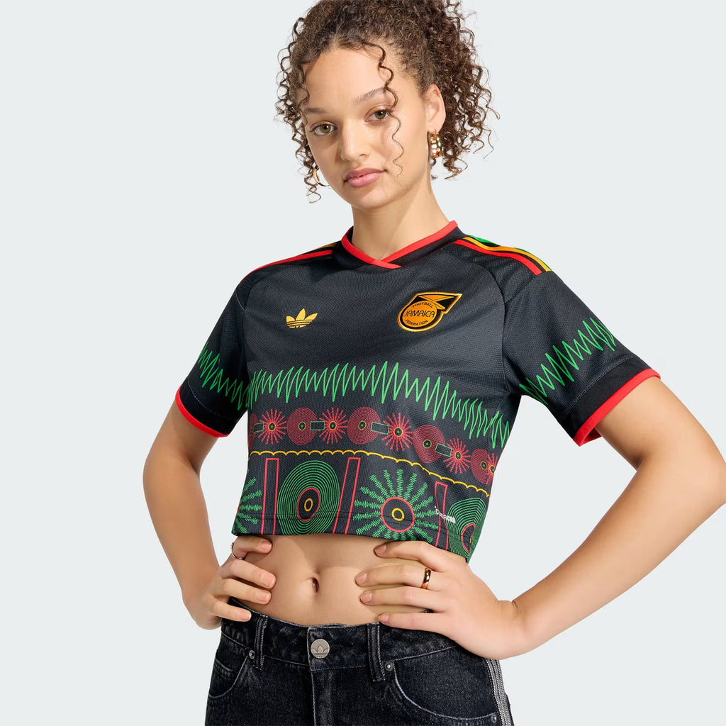 Adidas Jamaica 26 x Bob Marley Women's Away Cropped Jersey
