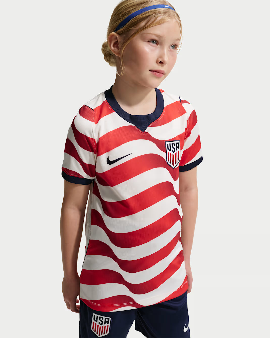 Nike USMNT Older Kids' 2026 Home Dri-FIT Football Shirt