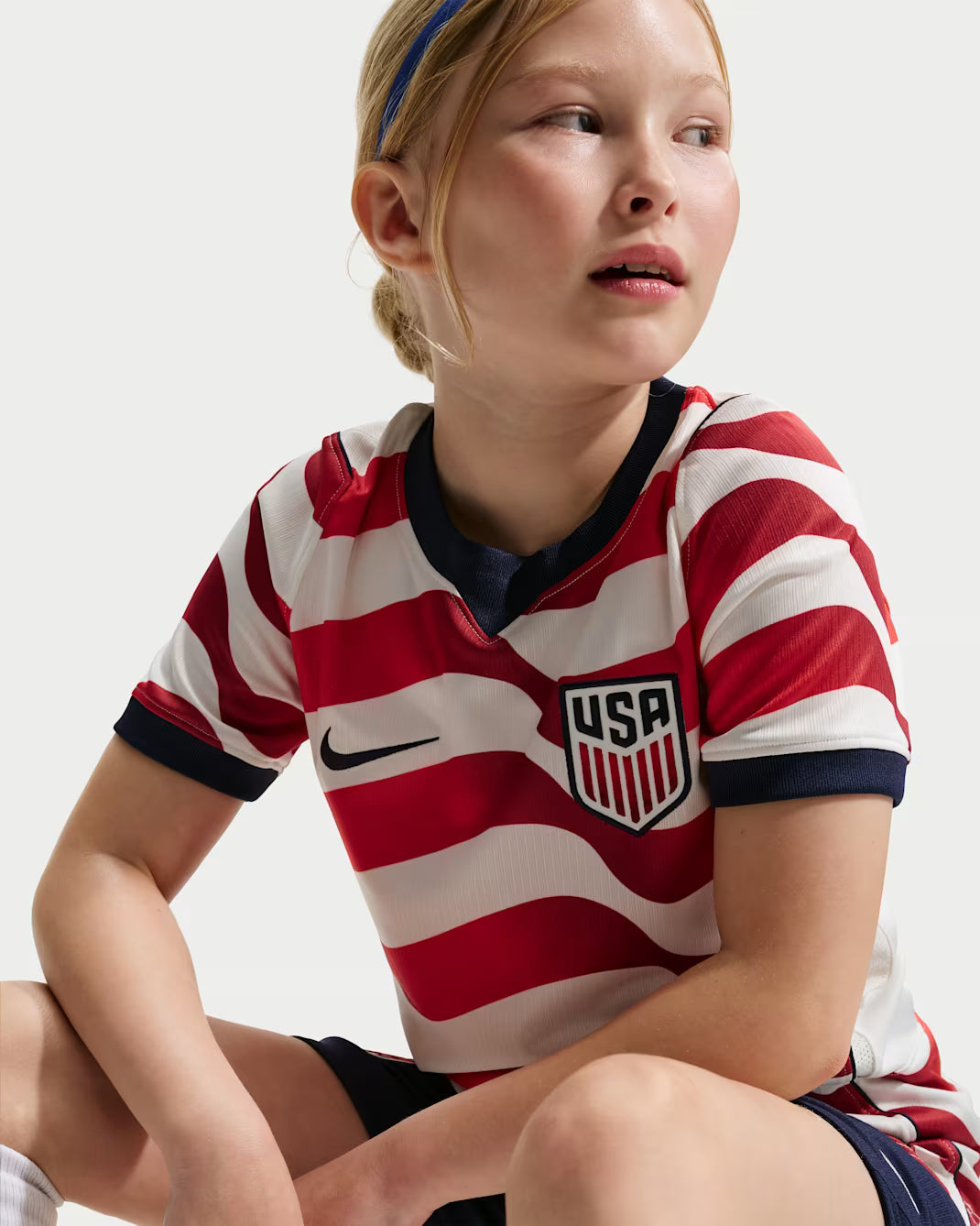 Nike USMNT Older Kids' 2026 Home Dri-FIT Football Shirt