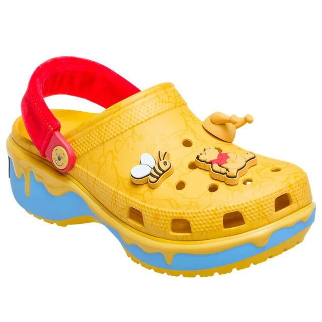 Crocs x Disney Winnie the Pooh Classic Platform Clog 'Yellow Red'